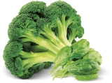 broccoli, spinach