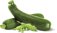 Squash & green peas